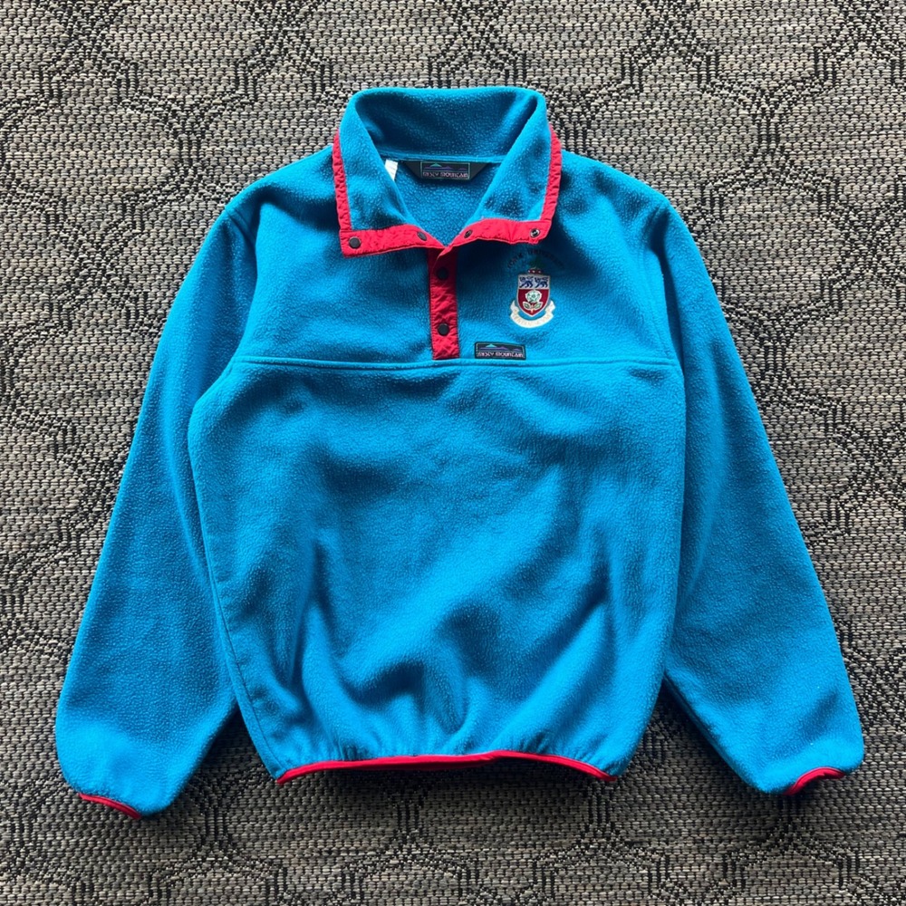 Vtg Misty Mountain Sweatshirt Men Medium Blue York University Synchilla Gorpcore